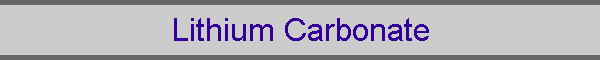 Lithium Carbonate
